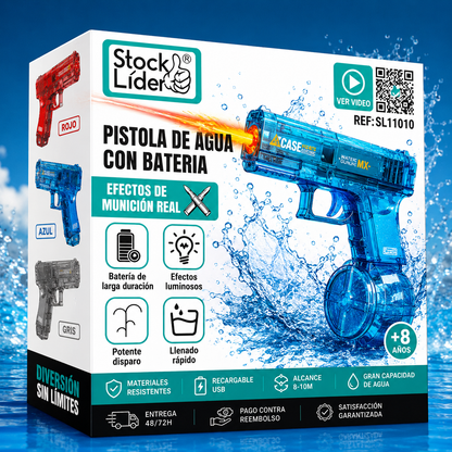 AquaStrike™ PRO | Pistola de Agua Automática Recargable 💦